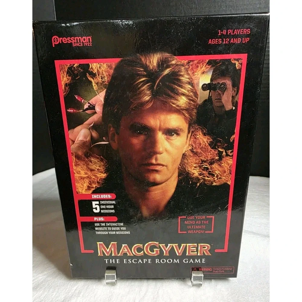 MacGyver The‎ Escape Room Game - Pressman Brand New Factory Sealed